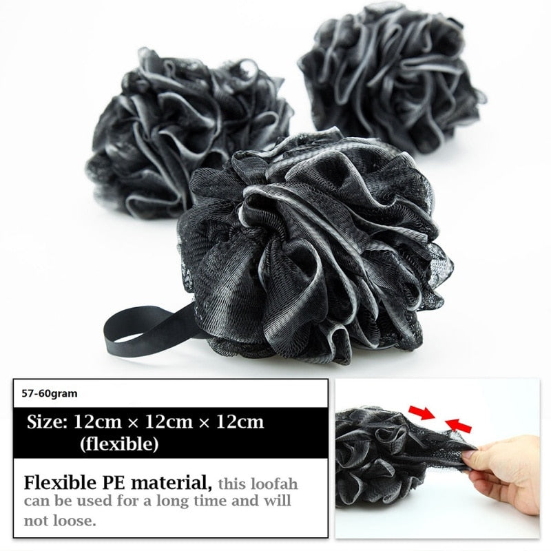 Bamboo Charcoal Bath Loofah