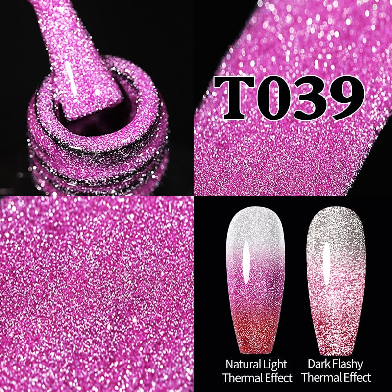 Sparkling / Reflective Glitter / Semi-Permanent Gel Nail Art Need Base