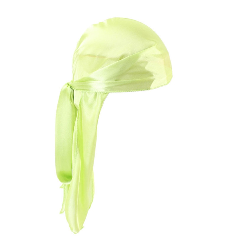 Long Satin Breathable Turbans -Durags -Headwraps for Men