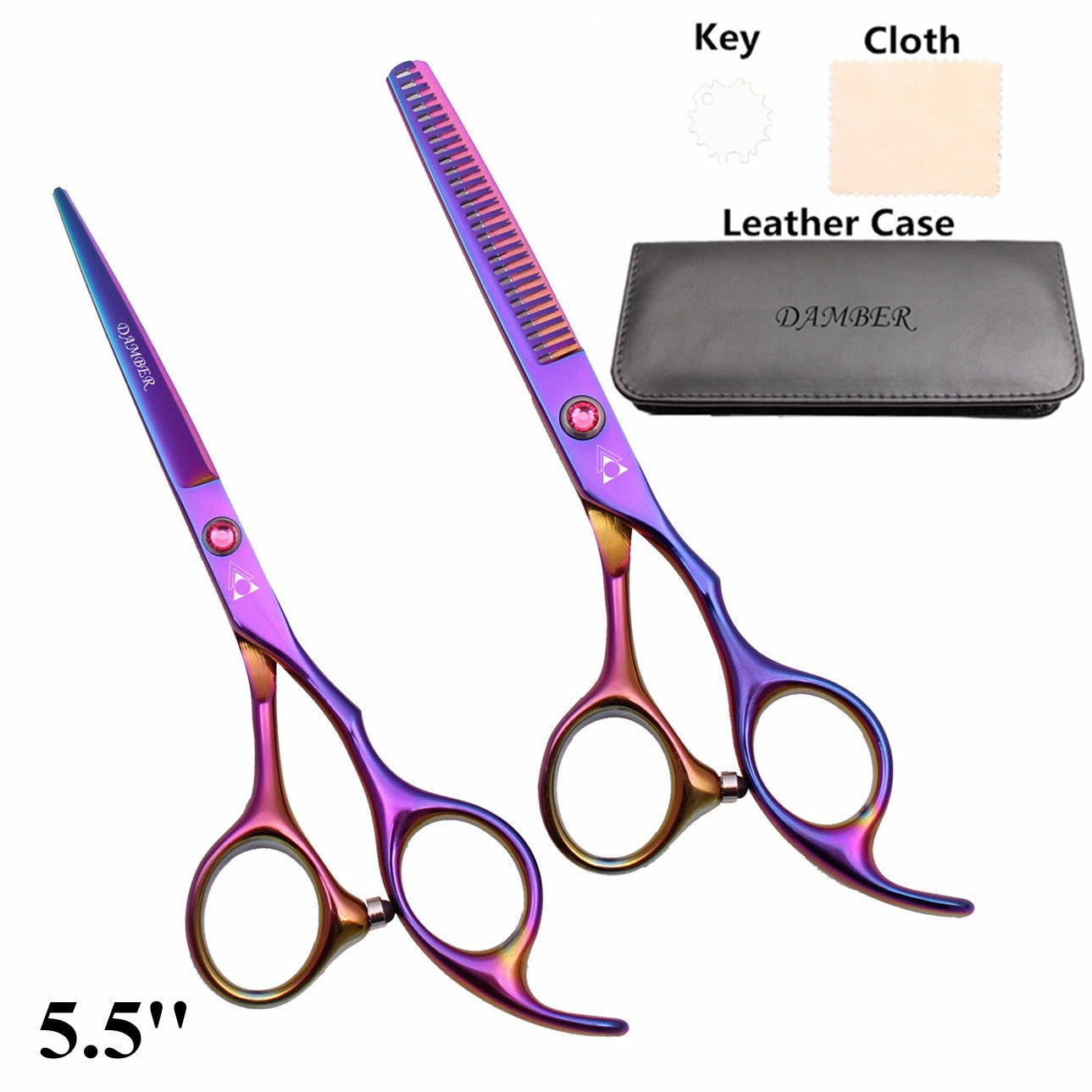 Professional Hair Cutting Shears & Thinning Barber Scissor Set