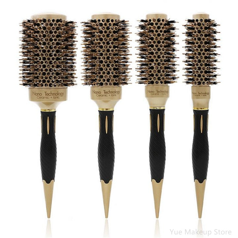 4 Style Curling Hair Brushes