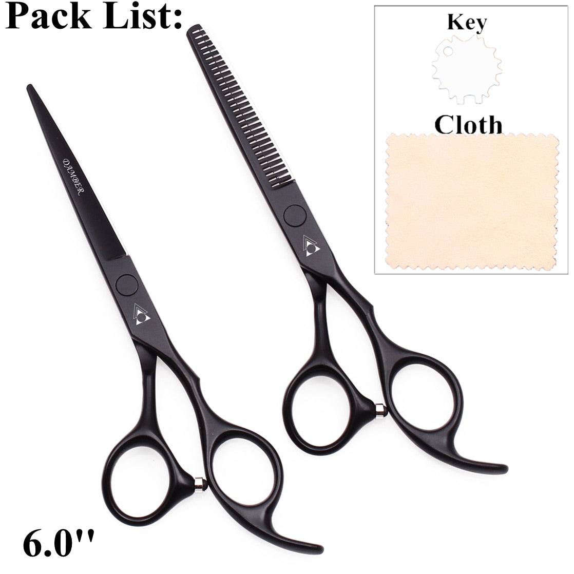 Professional Hair Cutting Shears & Thinning Barber Scissor Set