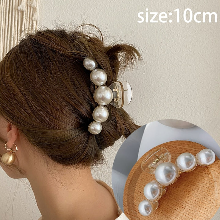 Acrylic / Pearl Hair Claws and Clips for Women