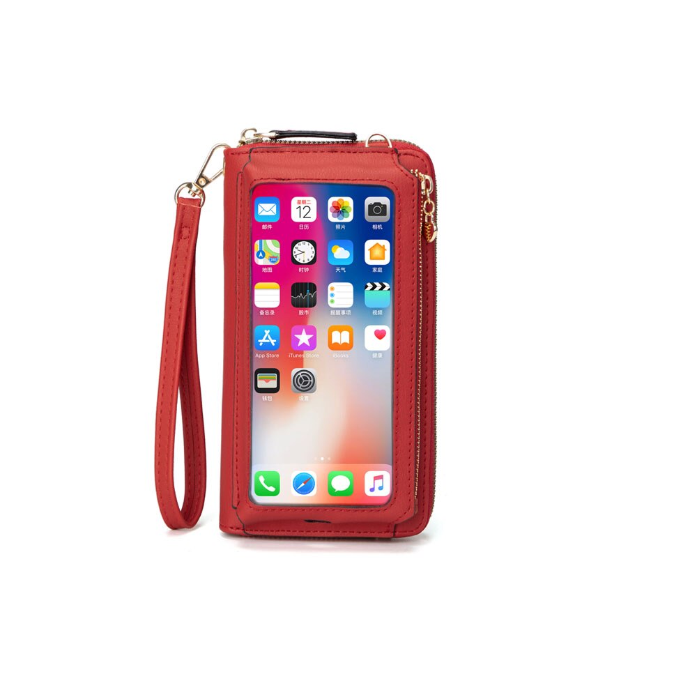 Touch Screen Wristlet / Crossbody Handbags for Women