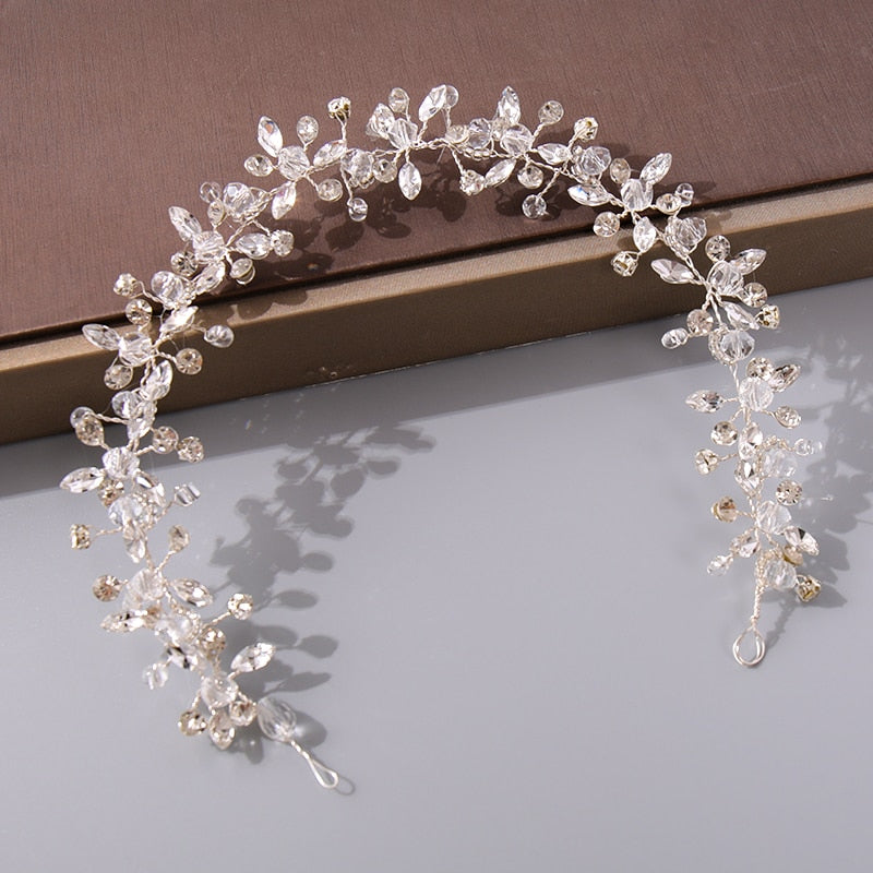 Pearl Rhinestone Wedding Headband / Hair Accessories for Women