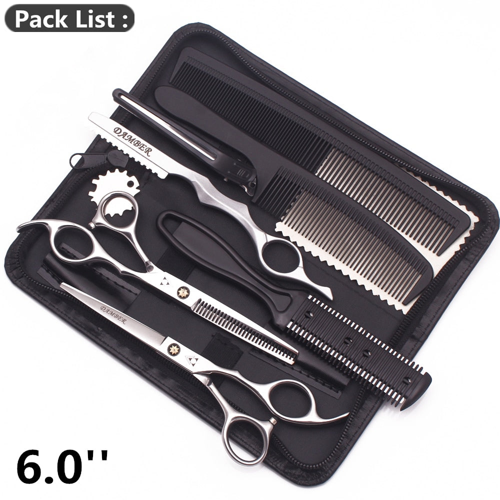 Professional Hair Cutting Shears & Thinning Barber Scissor Set