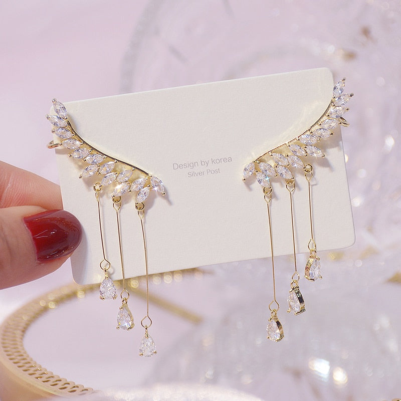 Trendy Bling Tassel Earring for Women