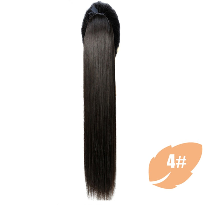 18-34 Inch Synthetic Straight Hair Ponytail