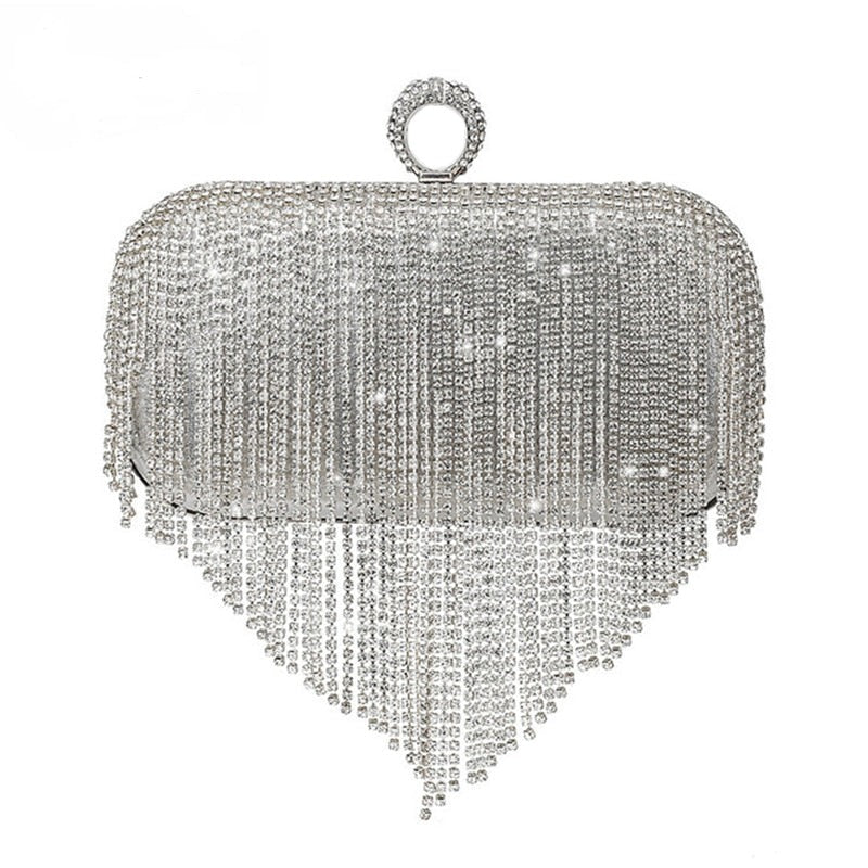 Rhinestone Clutch Handbag for Women