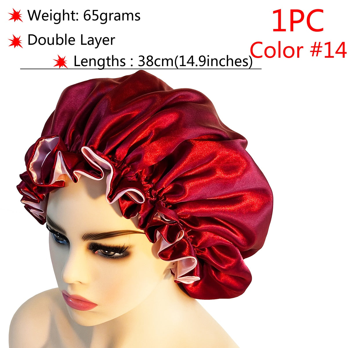 Big Silk Sleeping Hair Bonnet