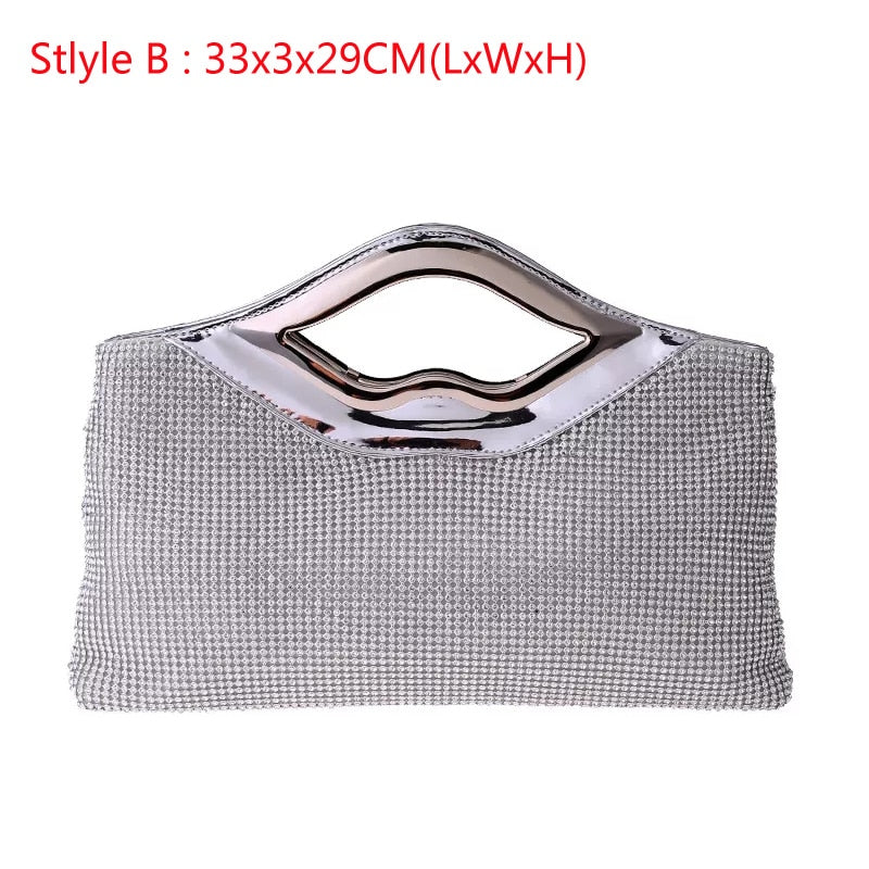 Sequined Evening Clutch Handbags for Women