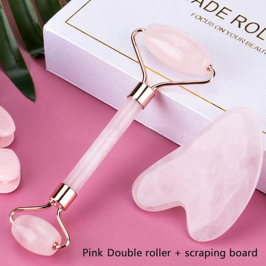 2 Pc Face Massage Roller