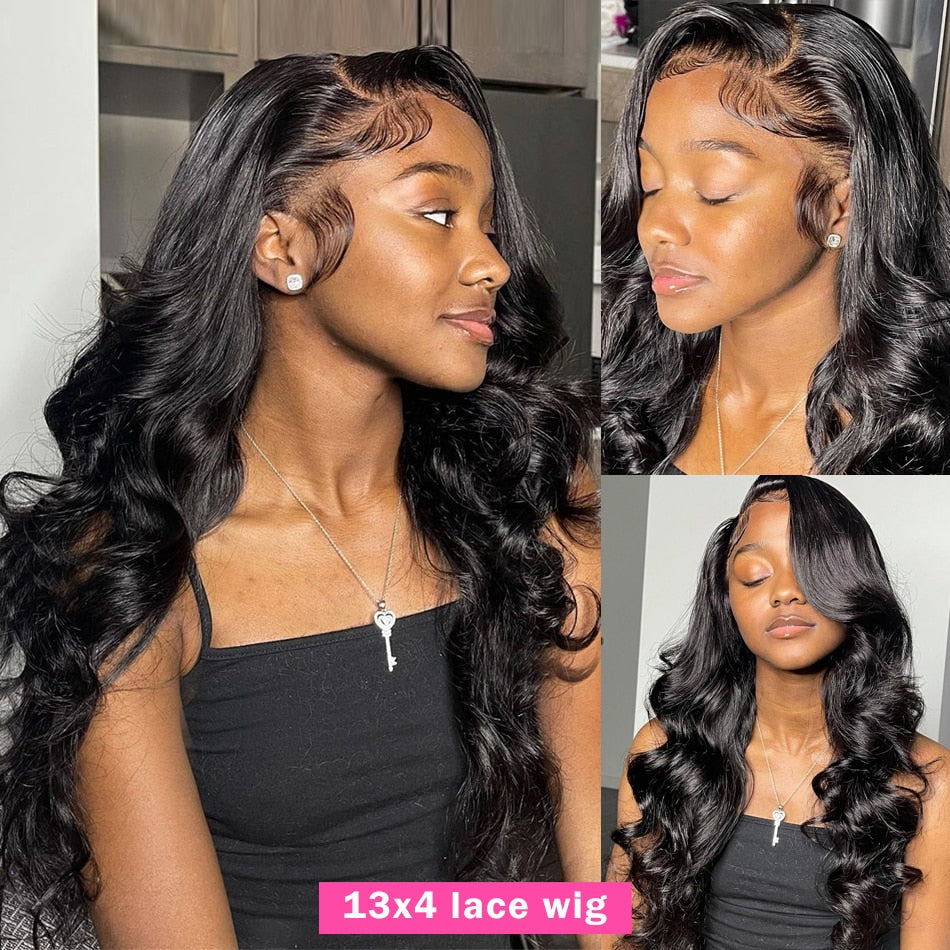 13x4 Body Wave HD Lace Human Hair Wigs