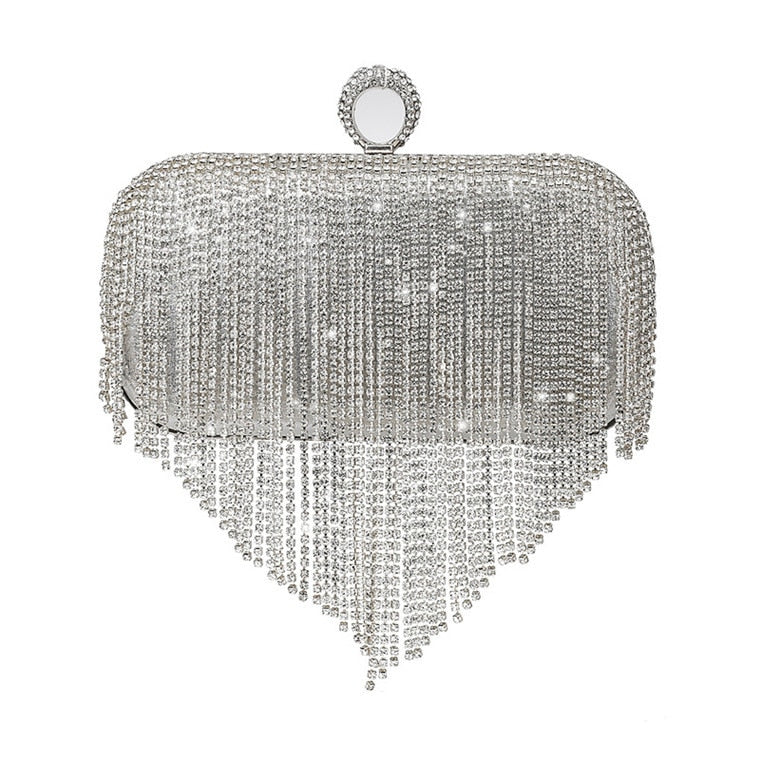 Rhinestone Clutch Handbag for Women