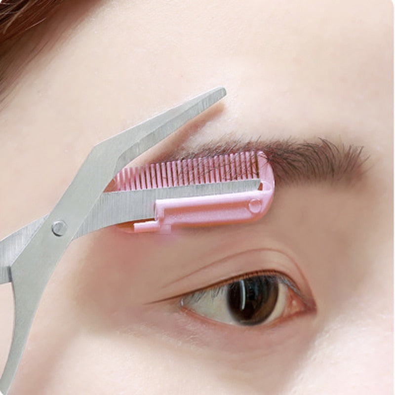 Eyebrow Trimmer / Scissor with Comb