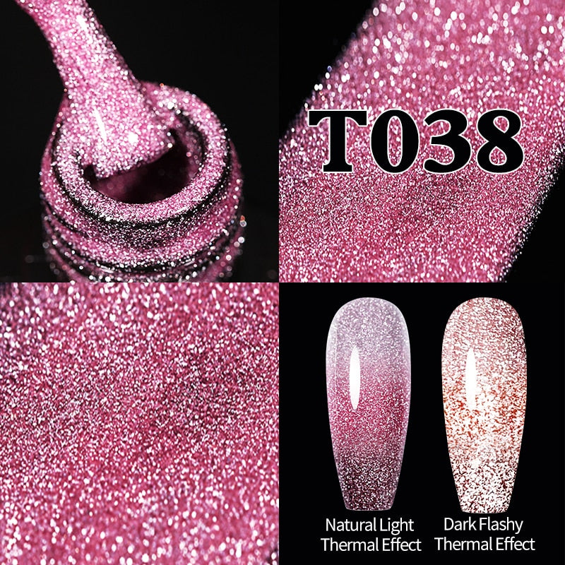 Sparkling / Reflective Glitter / Semi-Permanent Gel Nail Art Need Base