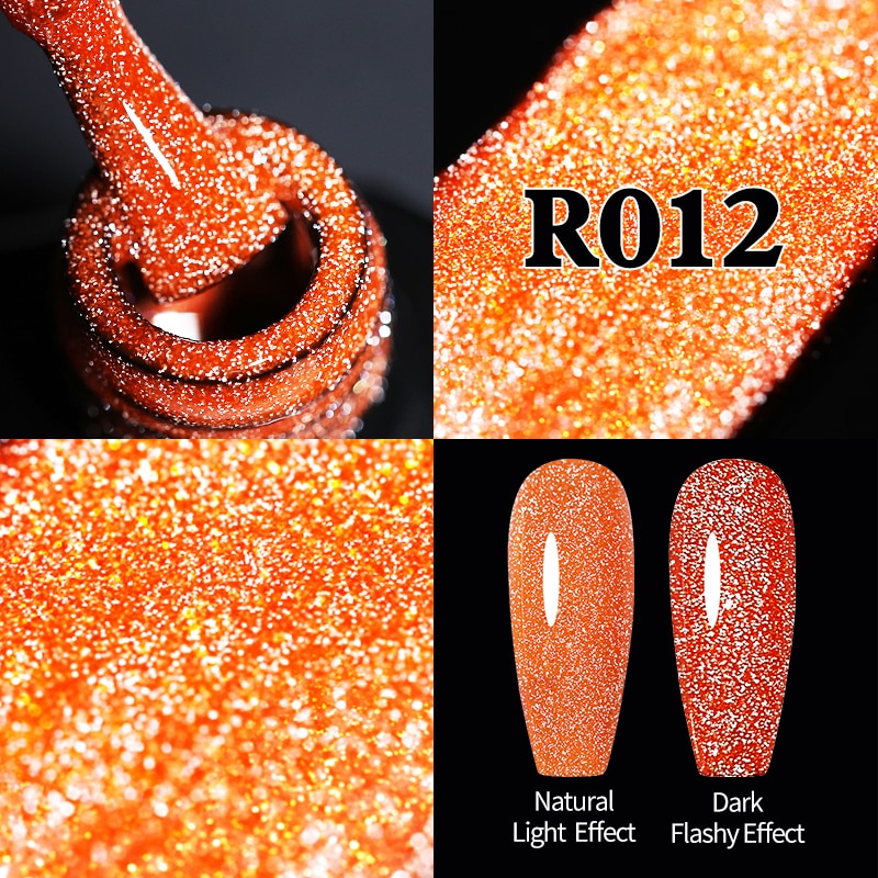 Sparkling / Reflective Glitter / Semi-Permanent Gel Nail Art Need Base