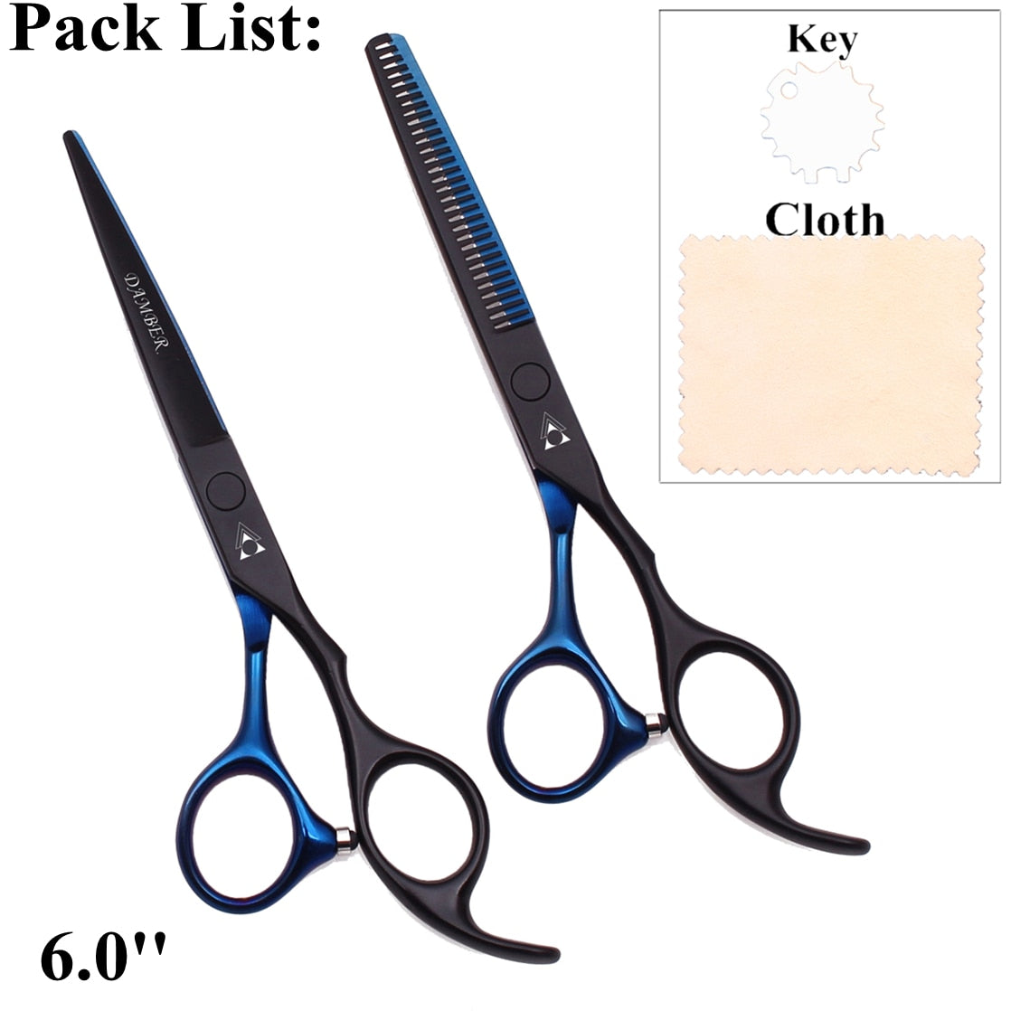 Professional Hair Cutting Shears & Thinning Barber Scissor Set