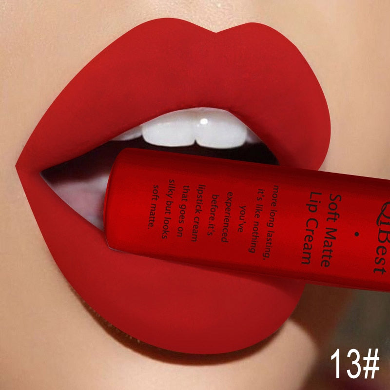 34 Colors Matte Liquid Waterproof Lipstick