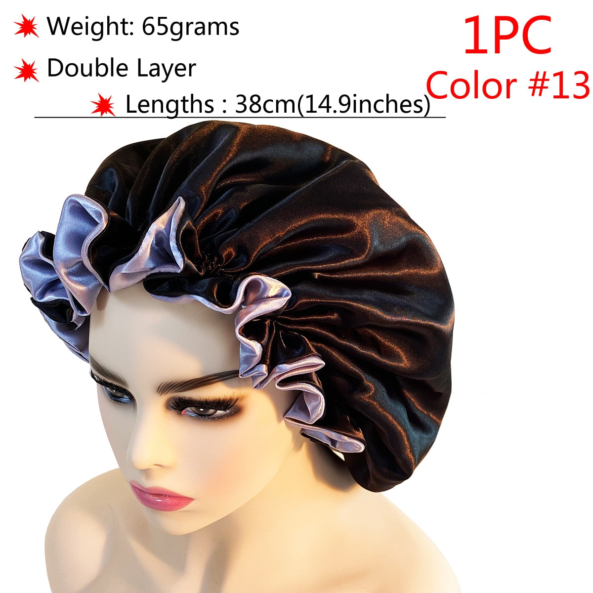 Big Silk Sleeping Hair Bonnet