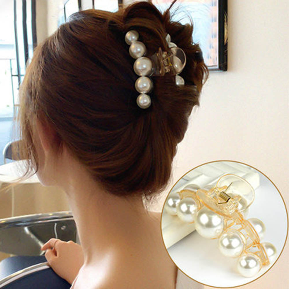 Acrylic / Pearl Hair Claws and Clips for Women