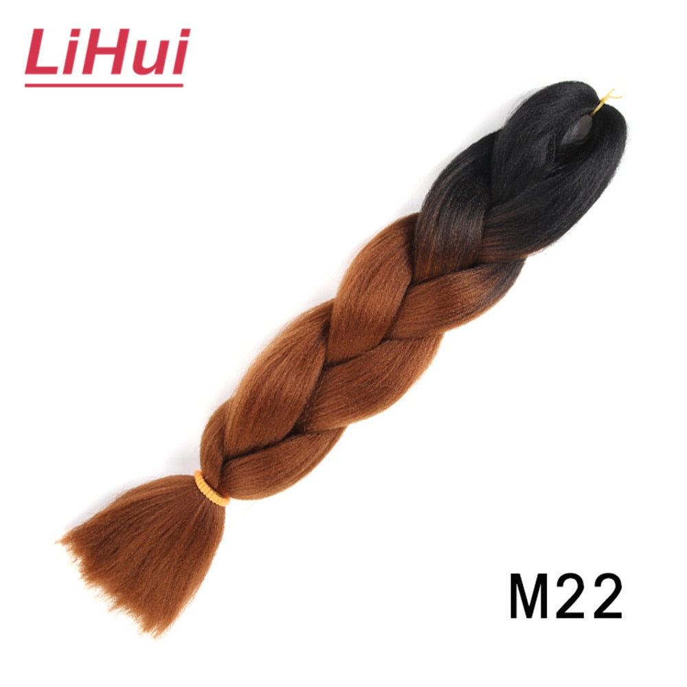 24 Inch Jumbo Synthetic Braiding Hair for Women