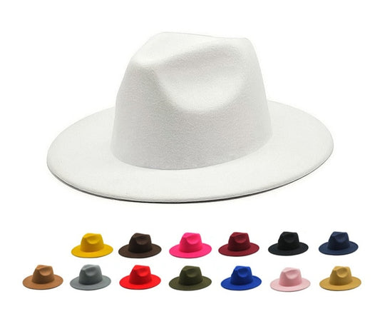 Unisex Felt Fedora Hats