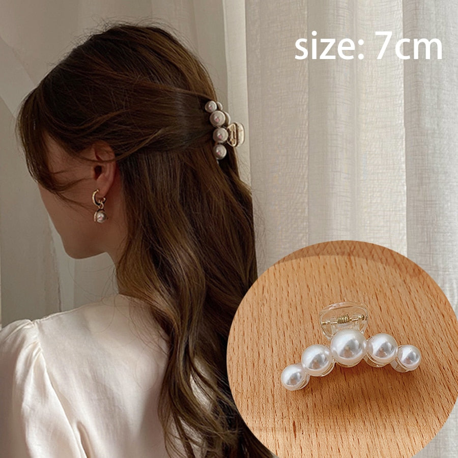 Acrylic / Pearl Hair Claws and Clips for Women