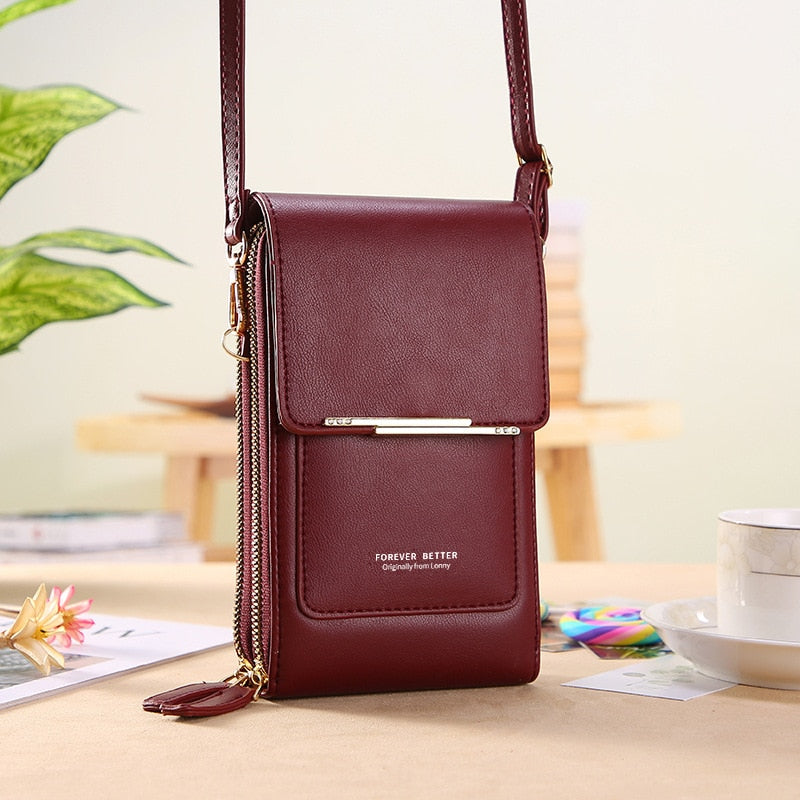 Soft Leather Crossbody Handbags for Women