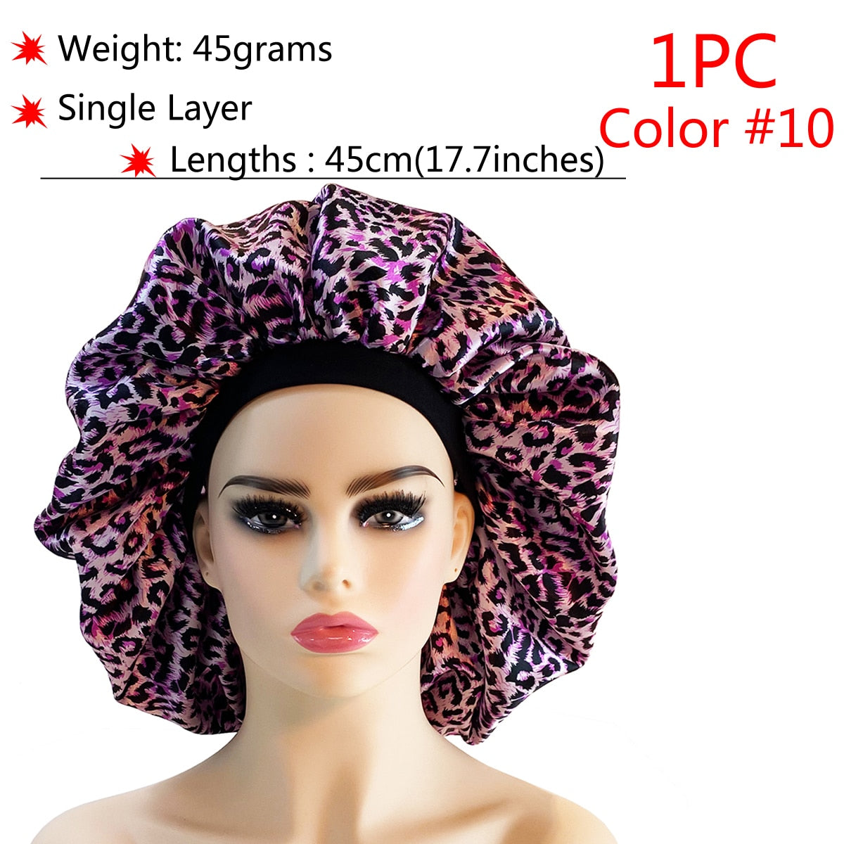 Big Silk Sleeping Hair Bonnet