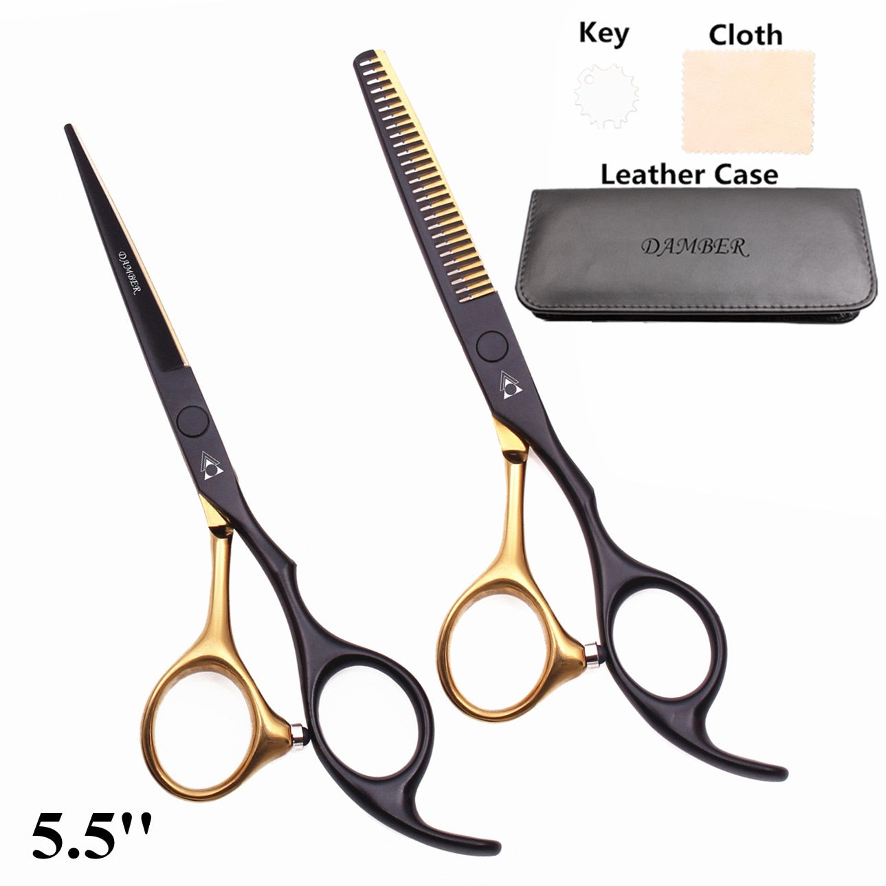 Professional Hair Cutting Shears & Thinning Barber Scissor Set