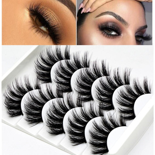 5 Pairs Faux Mink Eyelashes