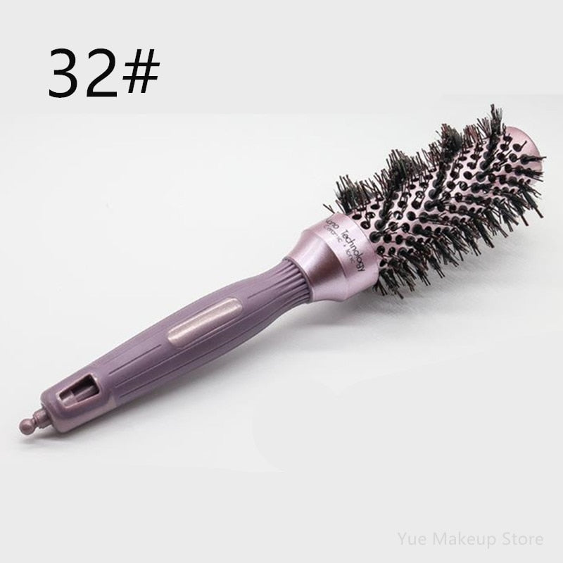 4 Style Curling Hair Brushes