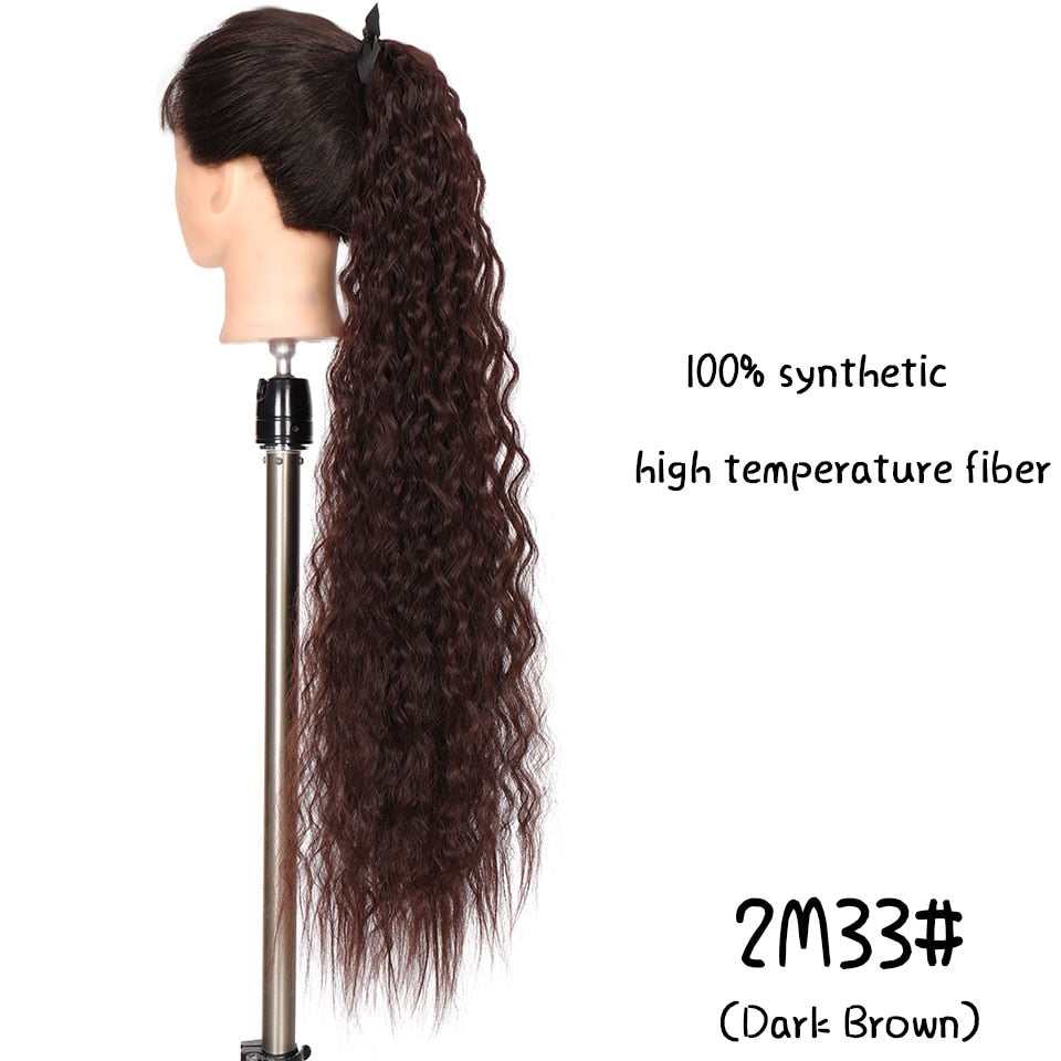 18-34 Inch Synthetic Curly Hair Ponytail