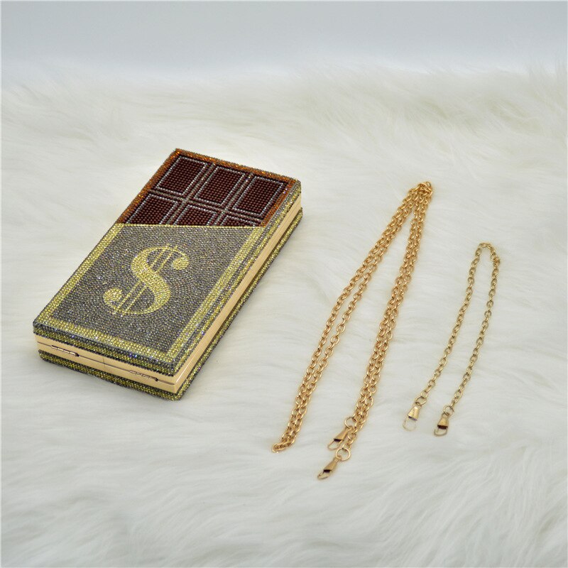 Shiny Money Clutch for Women with 2-3 Straps