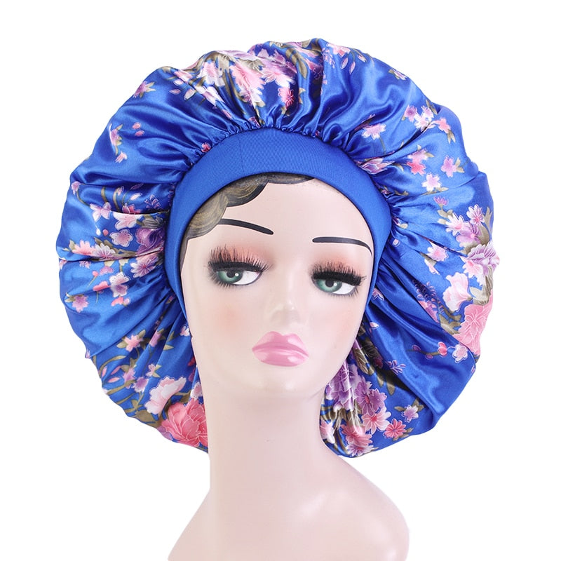 Big Satin Silky Hair Bonnet