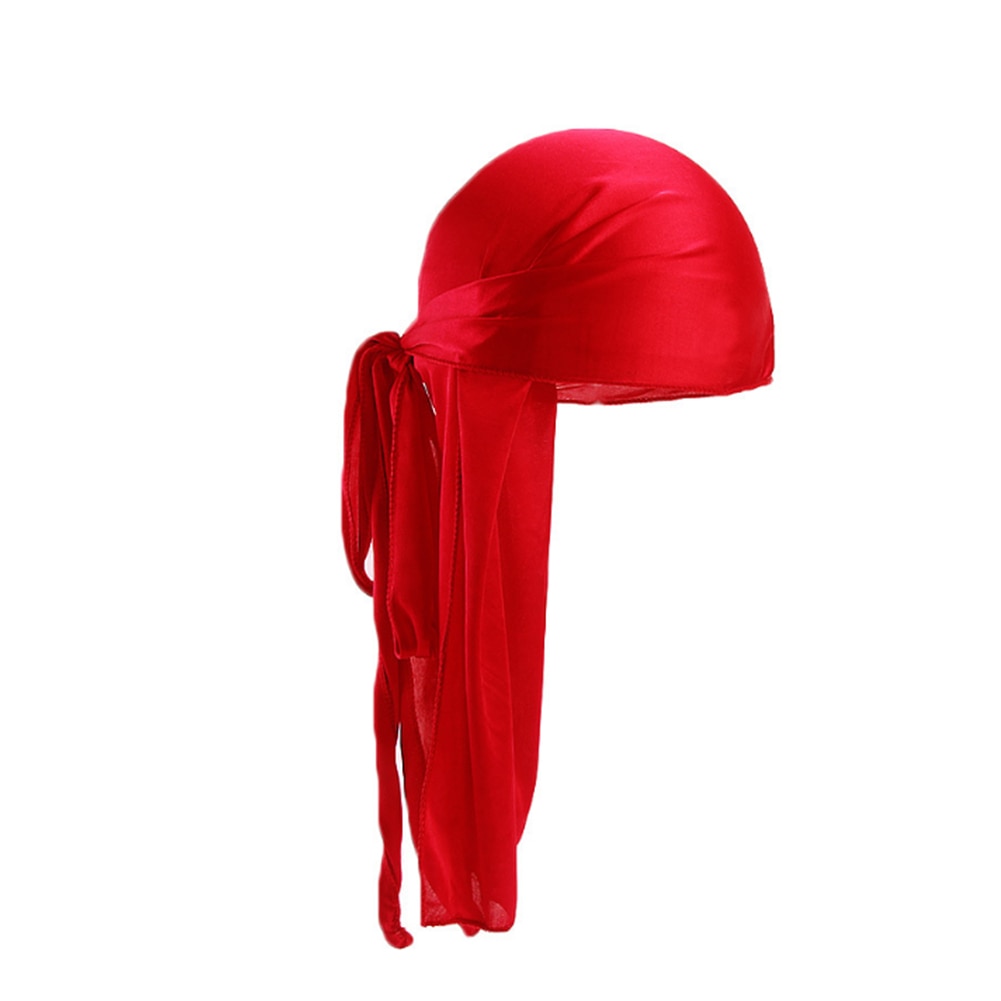 Long Satin Breathable Turbans -Durags -Headwraps for Men