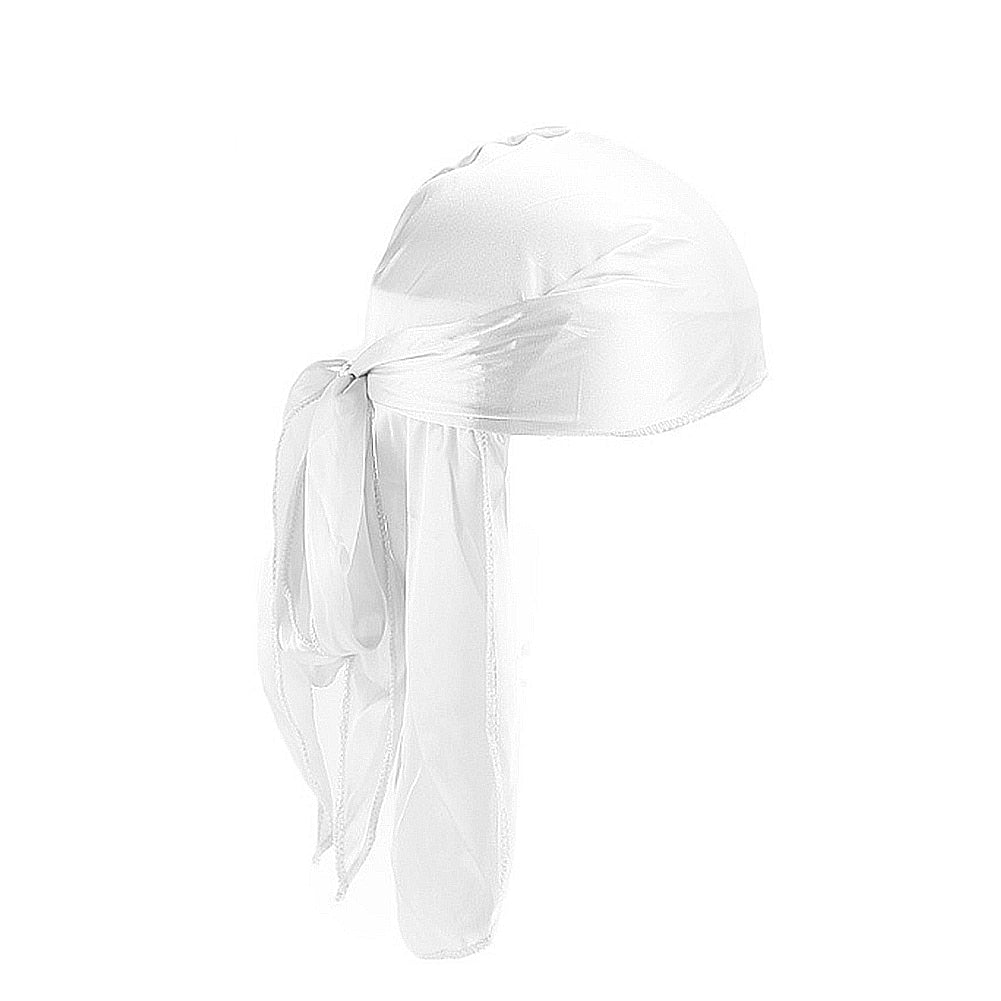 Long Satin Breathable Turbans -Durags -Headwraps for Men