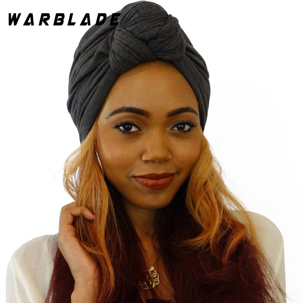 13 Solid Color Head Turbans for Women