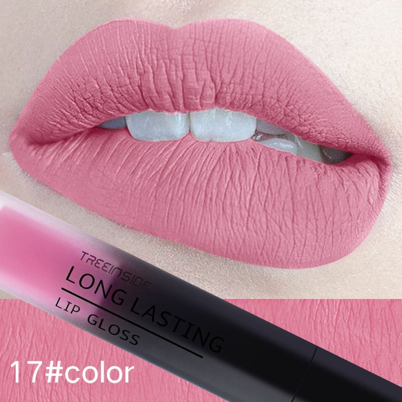 28 Color Matte Liquid, Velvet Gloss Lipstick -Long Lasting, Lip Plumper