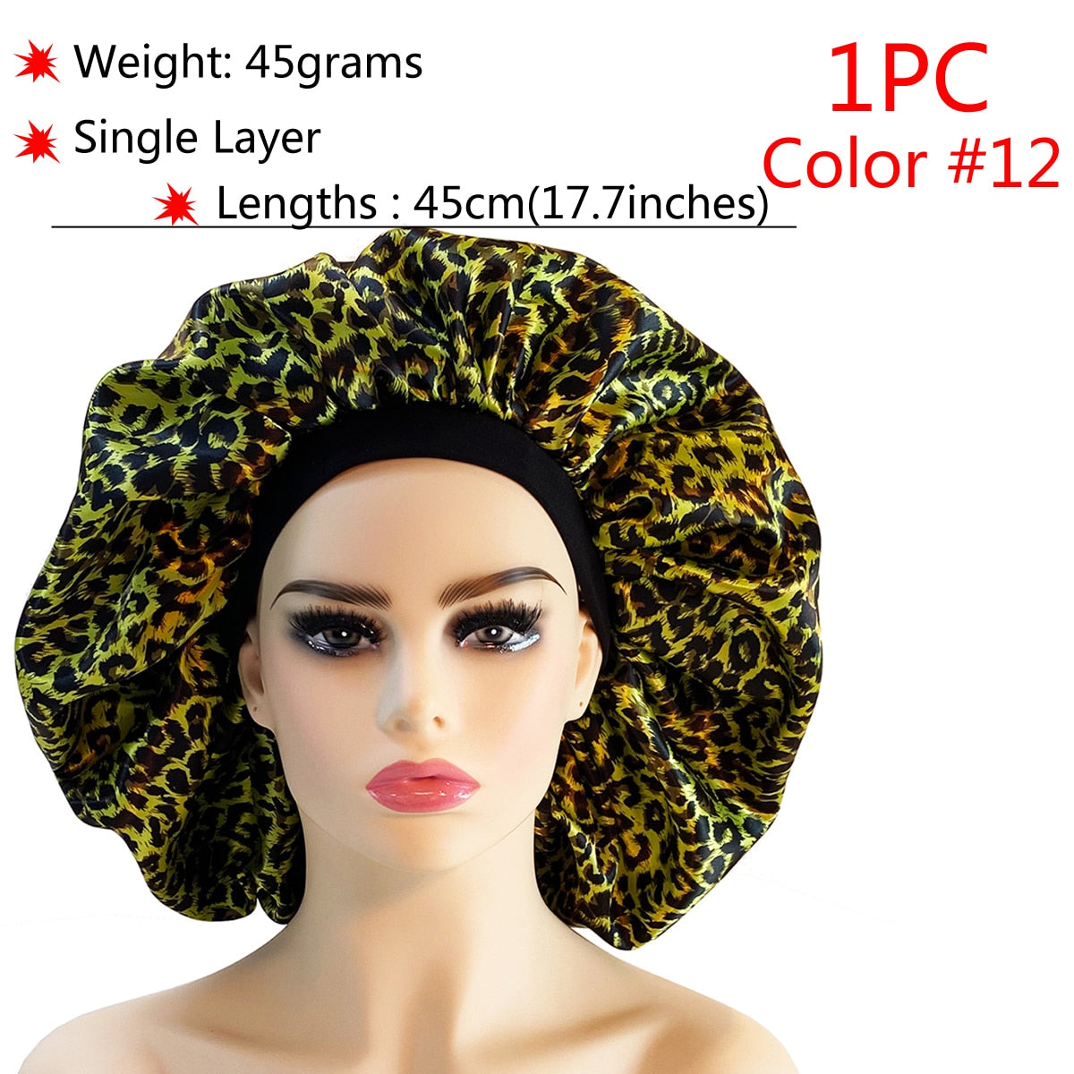 Big Silk Sleeping Hair Bonnet