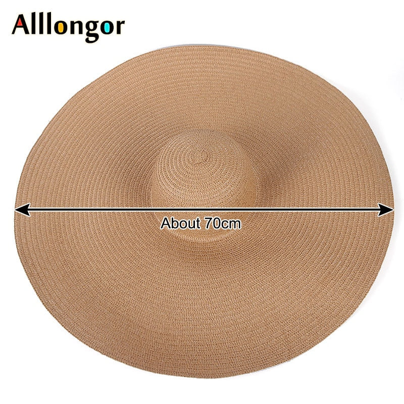 Large Wide Brim Straw Hats for Women