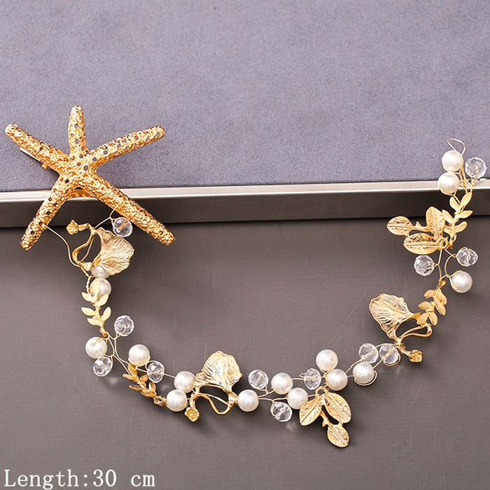 Pearl Rhinestone Wedding Headband / Hair Accessories for Women