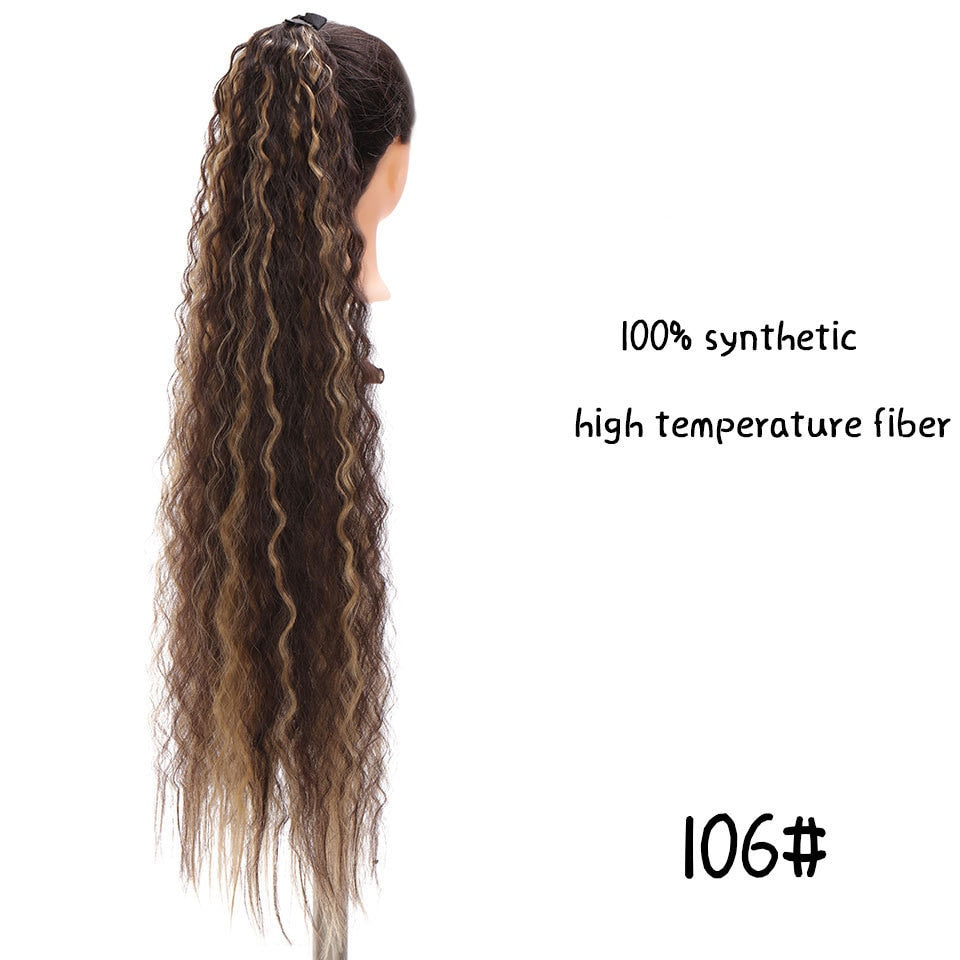 18-34 Inch Synthetic Curly Hair Ponytail