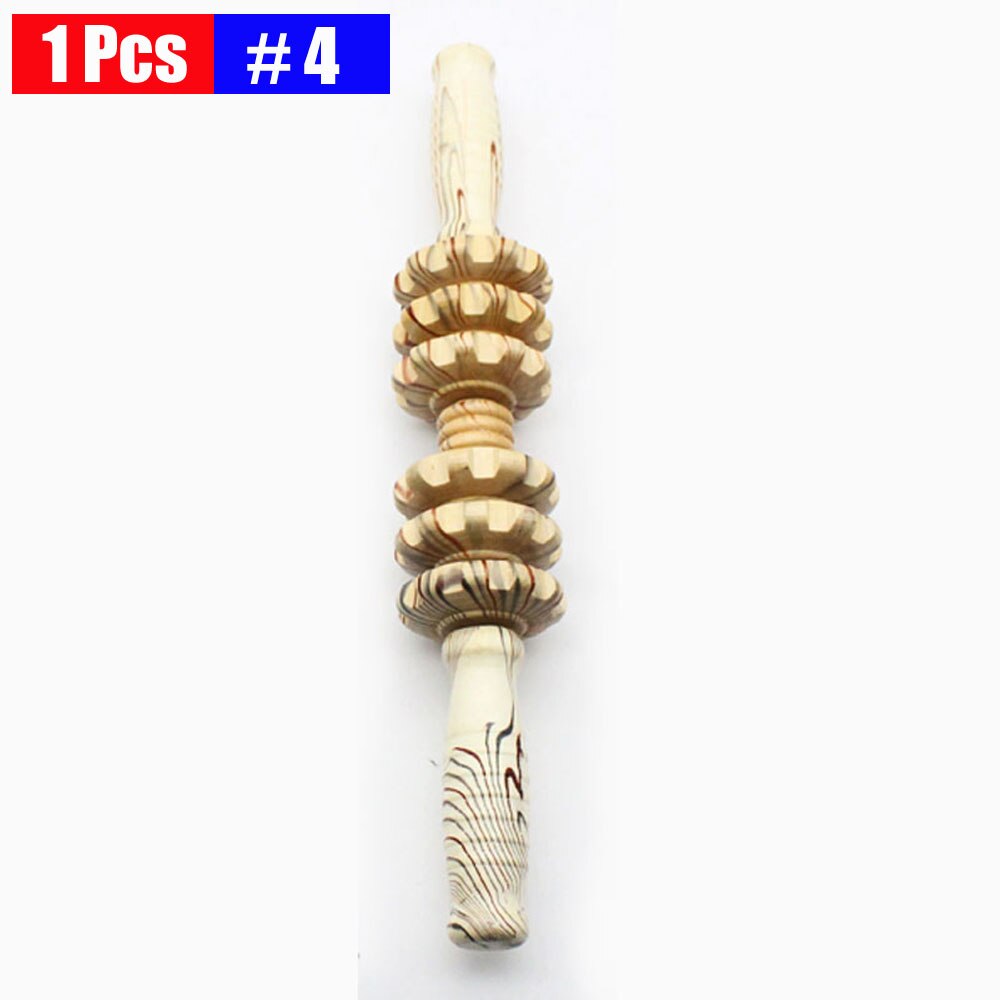 Multi-function Wooden Body Massage Roller Sticks