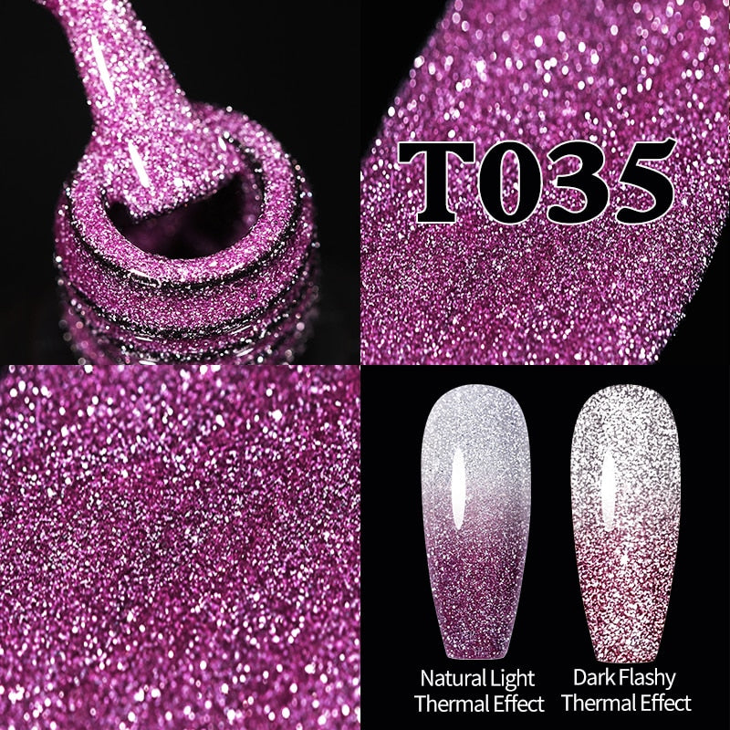 Sparkling / Reflective Glitter / Semi-Permanent Gel Nail Art Need Base