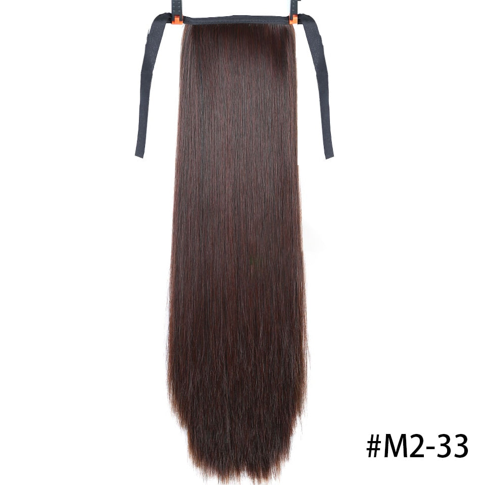 18-34 Inch Synthetic Straight Hair Ponytail