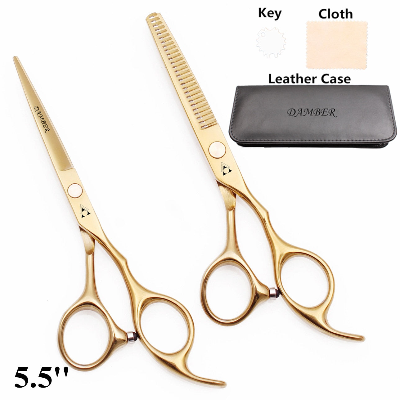 Professional Hair Cutting Shears & Thinning Barber Scissor Set