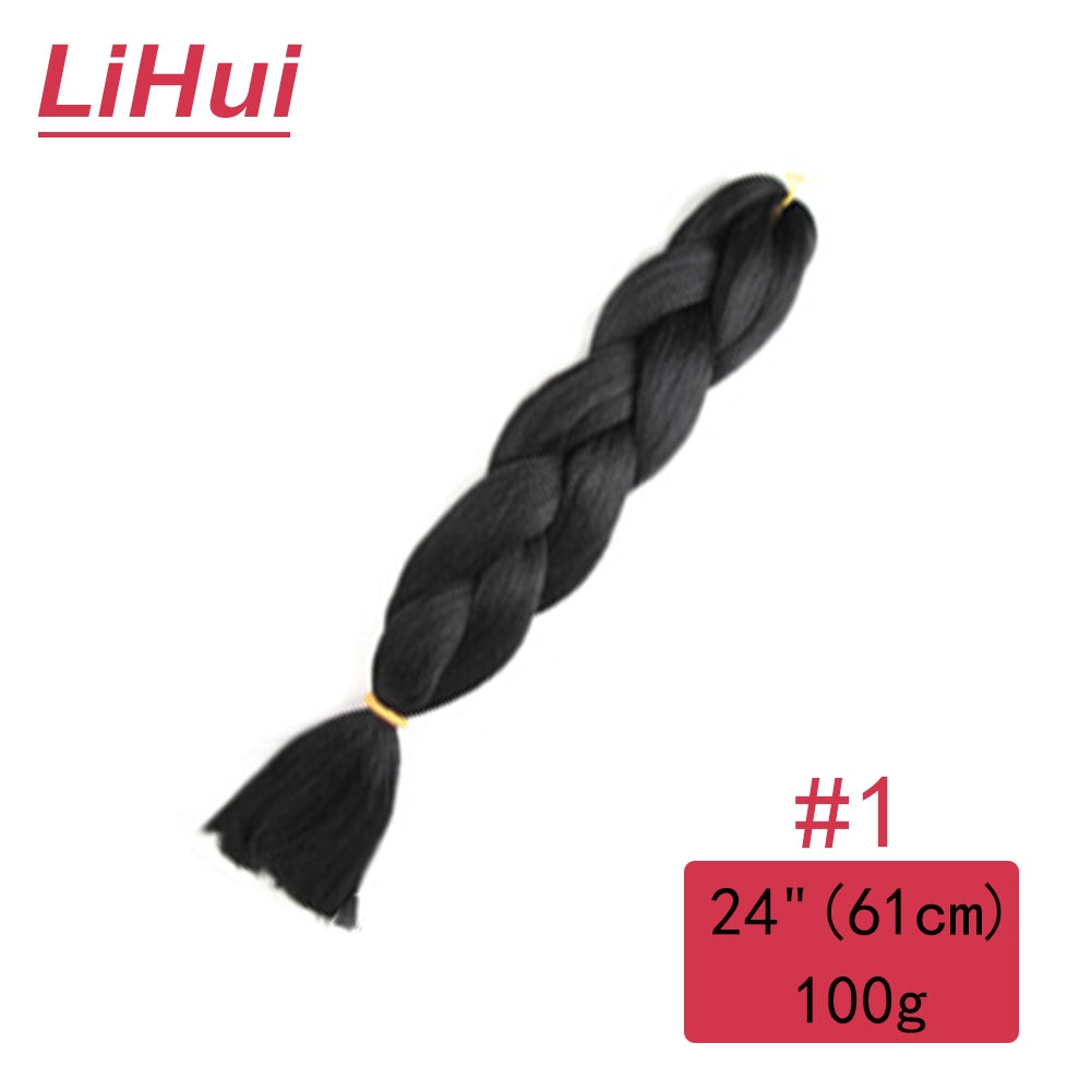 24 Inch Jumbo Synthetic Braiding Hair for Women