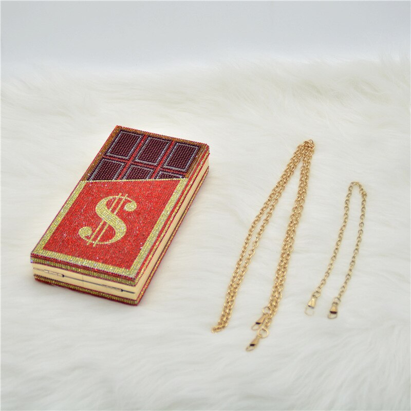 Shiny Money Clutch for Women with 2-3 Straps